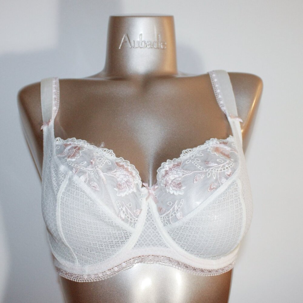 Aubade Paris Sample Nymphea Paradis White Bra 34E